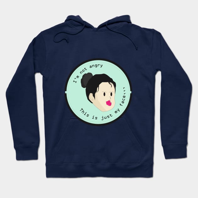 Its just my face Hoodie by MissVevo